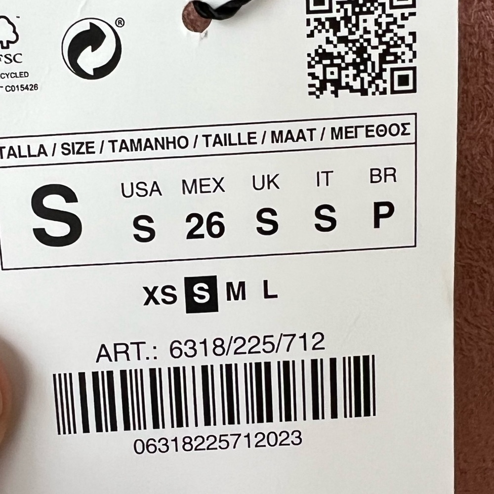 Zara Basic Shearling Double Sided Long Coat with … - image 6